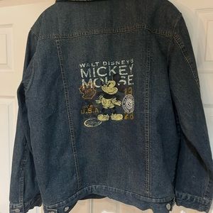 vintage Disney Lined Jean jacket